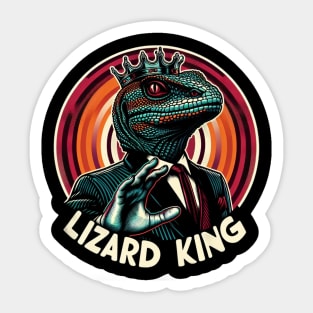 lizard king jim Sticker